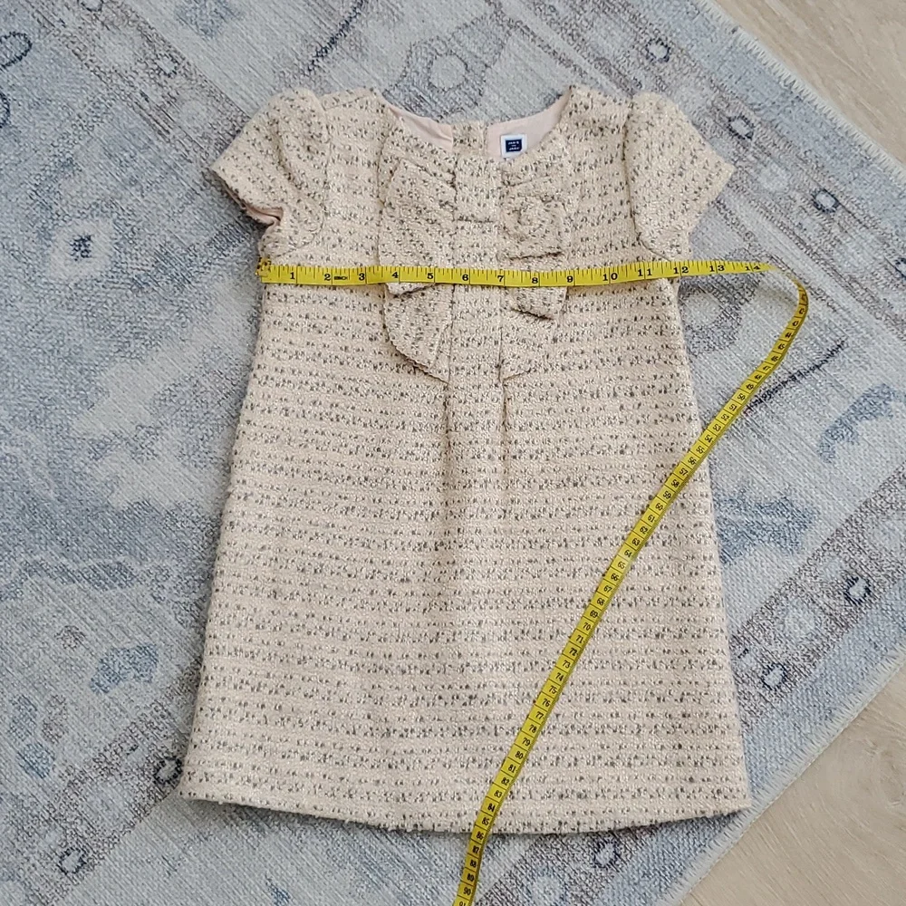 Janie and Jack Toddler Girls Boucle Ruffle Dress Sz3